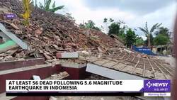 Powerful Earthquake Rocks Indonesia; At Least 162 Dead News Clip