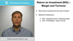 Return on Investment - Margin and Turnover Instructional Video