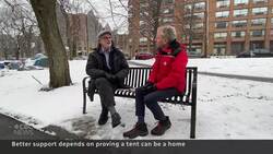 He was fighting to improve life for the unhoused, then died in his tent News Clip