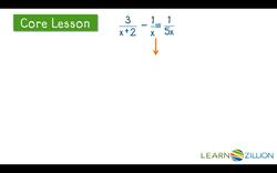 Identifying Extraneous Solutions in Rational Equations Instructional Video