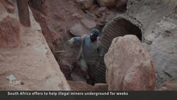 South Africa to rescue illegal miners trapped for weeks underground News Clip