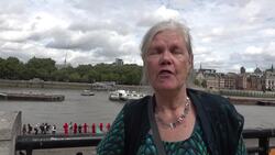 Extinction Rebellion protesters stage demonstration on Westminter Bridge News Clip