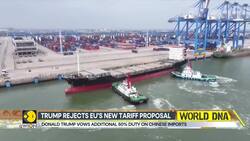 Trump warns China with 50% tariffs, rejects European Union proposal News Clip