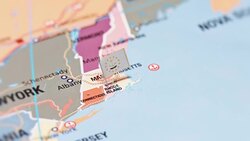 Rhode Island from USA States Stock Footage