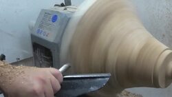 I wood turned this WOODWORM infested oak log into ART Instructional Video