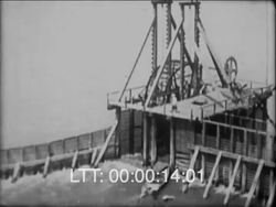 Industrial Fishing River Klickitat Oregon 1920s Stock Footage