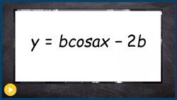 Exam Review Determine the range of the cosine function with no numbers Instructional Video