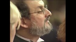 Salman Rushdie at 1998 Booker prize event News Clip