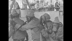 Chimpanzees in uniforms do tricks for children and adults at the St. Louis Zoo News Clip