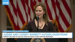 Amy Coney Barrett Submits Responses For Next Week News Clip