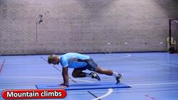 PE fitness circuit ideas › Stamina | Mountain climbs Instructional Video