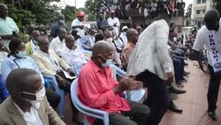 CLEAN : Congo: strong turnout at hospitalised Kolélas's last campaign rally News Clip