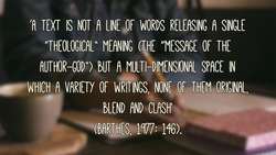 The Death of the Author: WTF? Roland Barthes' Death of the Author Explained Instructional Video