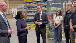 Kemi Badenoch tours Preston nuclear fuels facility News Clip