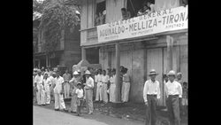 Scenes in Manila on day Manuel L. Quezon is elected President of the Philippines News Clip