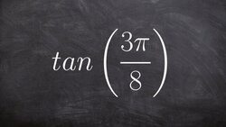 Learn how to evaluate for the tangent of an angle using half angles Instructional Video