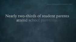 For 1 in 5 students, the college experience includes raising a child News Clip