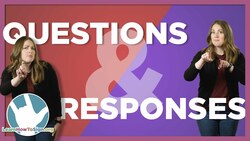 The Basics of ASL Questions and Responses Instructional Video