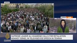 Iran’s Khamenei blasts Israel, West for ‘bloody’ Gaza war in Eid speech News Clip
