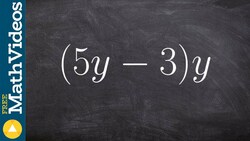 Applying the distributive property from the right side, (5y - 3)7 Instructional Video