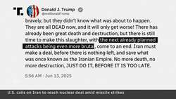 U.S. warns Iran not to target Americans as Trump urges nuclear deal News Clip