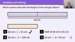 Compare and describe lengths using knowledge of division Instructional Video