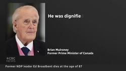 Former NDP leader Ed Broadbent has died at 87 News Clip
