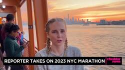 Former Cheddar News Reporter Takes on 2023 NYC Marathon News Clip