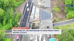 2 I-80 westbound lanes in Wharton to reopen Friday, weather permitting News Clip