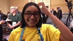 Spelling Bee champs react to unprecedented victory Instructional Video