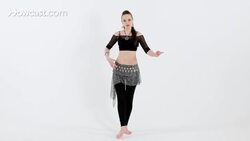 How to Do a Traveling Twist Belly Dance Move Instructional Video