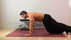 How to Do the 2-Point Bridge for an Arm Workout Instructional Video