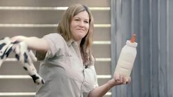 Zookeepers Must Have A Lot of Patience When Bottle-Feeding This Baby Giraffe Instructional Video