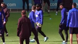 VOICED : El jugador del Barcelona Luis Suarez estara cuatro meses de baja News Clip