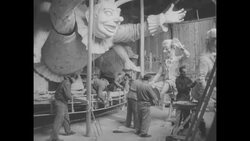 A behind-the-scenes look at the wrap-up of Carnival prep work in Viareggio, Italy News Clip