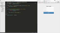 The Full Stack Web Development - Access Control & Logout Instructional Video