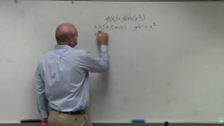 How to use the chain rule with trigonometric functions Instructional Video