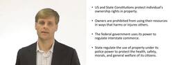 How are Property Rights limited by the Government Instructional Video