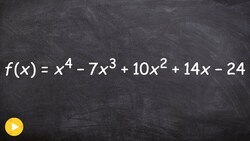 Given a Polynomial Function Find All of the Zeros Instructional Video