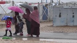 CLEAN : Camp Roj in Syria where families affiliated to IS are detained News Clip