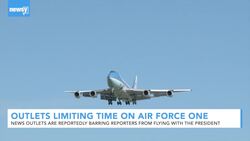 News Outlets Barring Reporters From Flying On Air Force One News Clip