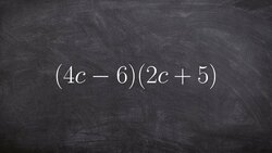 Multiplying Two Binomials - Math Tutorial - Polynomial Instructional Video