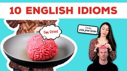 Brain Idioms - 10 English Idioms with Examples Instructional Video