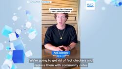 Meta to replace fact-checkers with 'community notes' system similar to X News Clip