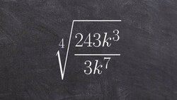 How to simplify an expression by dividing the terms under the radical first Instructional Video