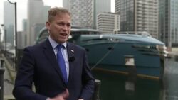 Grant Shapps speaks on Russian Oligarchs ship being held in London News Clip