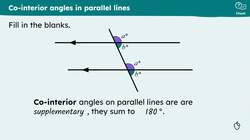 Co-interior angles Instructional Video