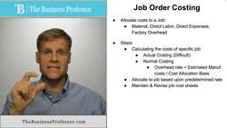Job Order Costing Instructional Video