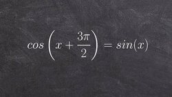 Learn how to verify an identity by using the sum and difference formulas Instructional Video