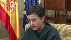 ONLY ON AP Interview with Spanish FM Gonzalez Laya Instructional Video